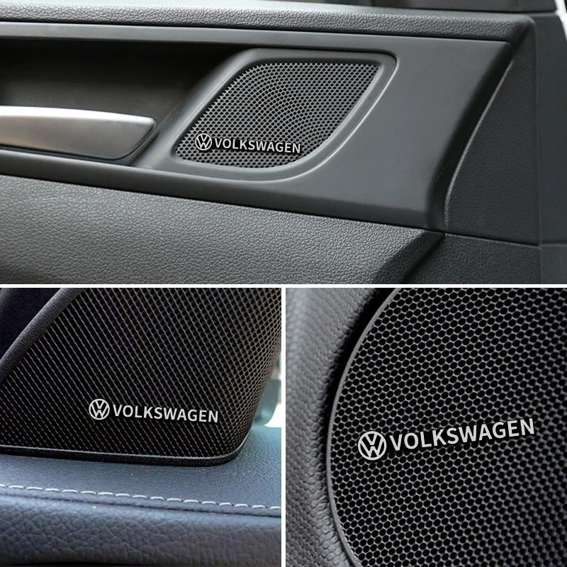 Volkswagen stereo speaker badge emblem