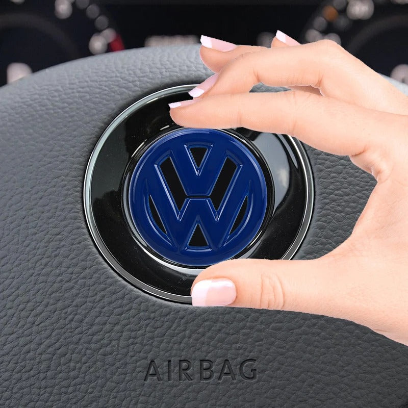 VW Steering Wheel Logo