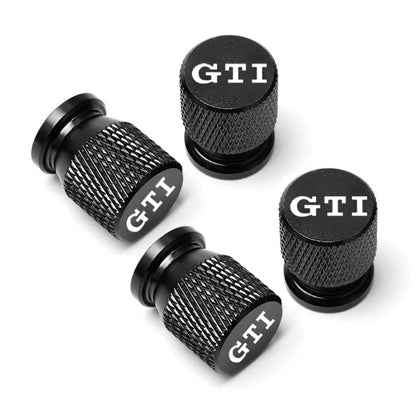 VW 'GTI' Tyre Valve caps (2 Styles) (4pcs)