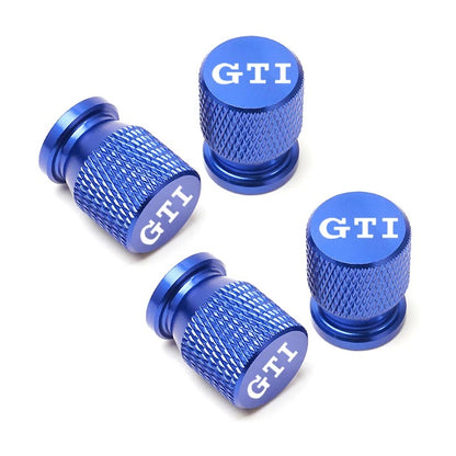 VW 'GTI' Tyre Valve caps (2 Styles) (4pcs)