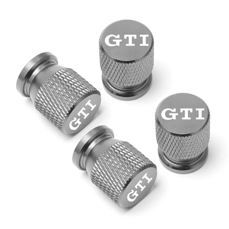 VW 'GTI' Tyre Valve caps (2 Styles) (4pcs)